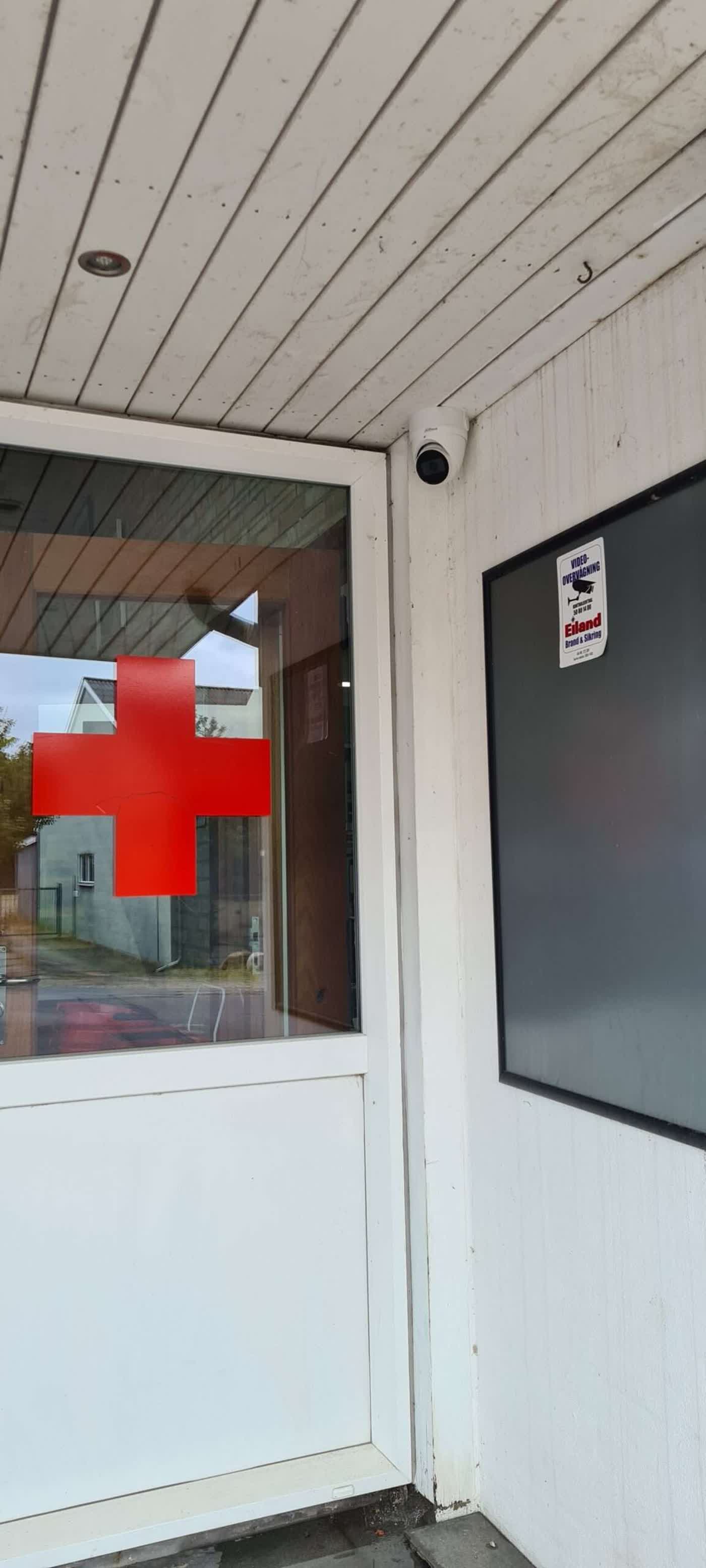 Videoovervågning i Røde Kors' Genbrugsbutikker